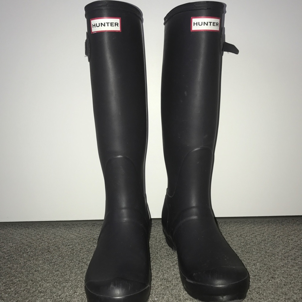 Tall & Matte Dark Purple Hunter Boots